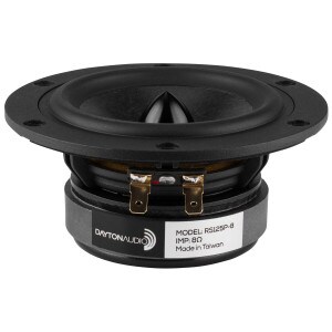 Dayton Audio RS125P-8 5" Reference Paper Woofer 8 Ohm